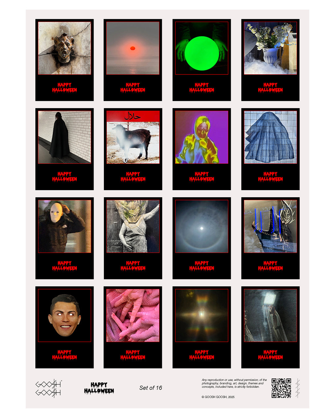 HALLOWEEN - Postcard Collection (Set of 16)